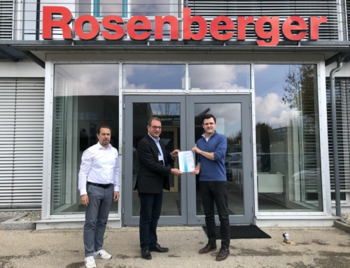 Rosenberger OSI receives OHRIS certificate for occupational and plant safety