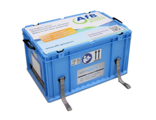 Akku-Box bietet Schutz bei sicherheitskritisch defekten Geräte-Akkus in Notebooks & Co.