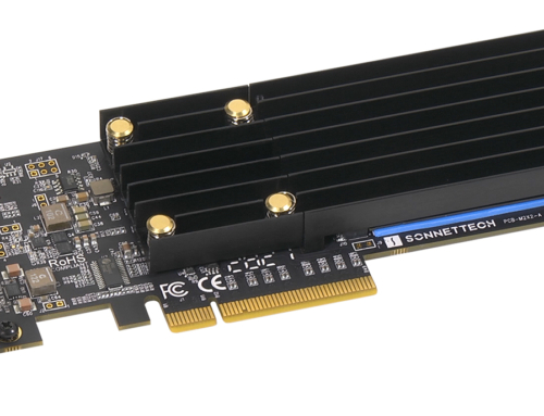 Sonnet kündigt Low-Profile PCI Express® 3.0-Adapterkarte für zwei NVMe-SSDs an