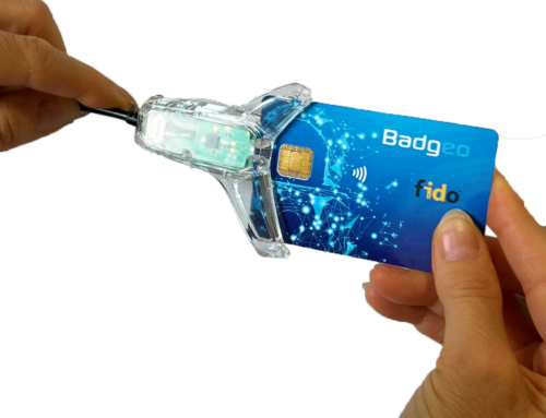 ProSoft präsentiert europäische Neuheit: Badgeo FIDO2 + QSCD Security Smart Card